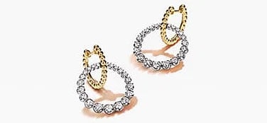 Designed Diamond Earrings