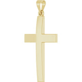 14K Yellow Gold Cross Pendant