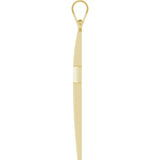 14K Yellow Gold Cross Pendant