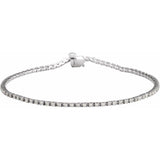 14K White Gold 1 CTW Lab-Grown Diamond Line 7 1/4