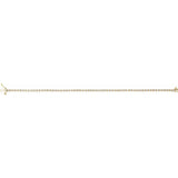 14K Yellow Gold 2 CTW Lab-Grown Diamond Line 7 1/4" Bracelet
