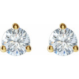 14K Yellow Gold 1/4  CTW Lab-Grown Diamond Stud Earrings