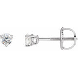 Platinum 1/3 CTW Natural Diamond Earrings