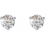 14K White Gold 1/3 CTW Natural Diamond Earrings
