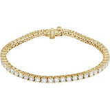 14K Yellow Gold 5 CTW Lab-Grown Diamond Line 7