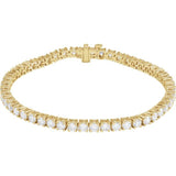 14K Yellow Gold 6 CTW Lab-Grown Diamond Line 7