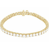 14K Yellow Gold 8 CTW Lab-Grown Diamond Line 7