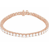 14K Rose Gold 8 CTW Lab-Grown Diamond Line 7