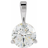 Platinum 5/8 CTW Natural Diamond Pendant