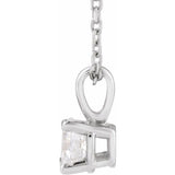 14K White Gold 1 1/4 CTW Natural Diamond 18" Necklace