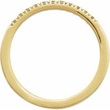 10K Yellow Gold Natural Peridot Stackable Ring
