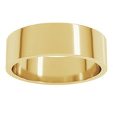 10K Yellow Gold 6 mm Flat Band Size 12