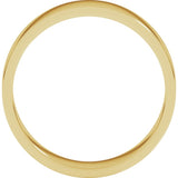 14K Yellow Gold 5 mm Flat Band Size 5.5