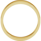 10K Yellow Gold 6 mm Flat Band Size 6.5