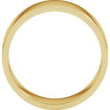 14K Yellow Gold 7 mm Flat Band Size 8.5