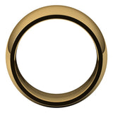 10K Yellow Gold 12 mm Comfort-Fit Half Round Band Size 5