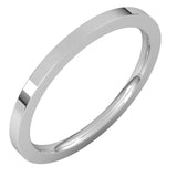 Platinum 1.5 mm Comfort-Fit Flat Band Size 7