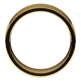 14K Yellow Gold 8 mm Lightweight Comfort-Fit Flat Band Size 5