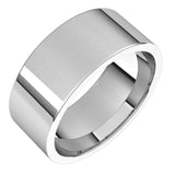 Platinum 8 mm Lightweight Comfort-Fit Flat Band Size 6