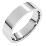 Platinum 5 mm Lightweight Comfort-Fit Flat Band Size 10.5