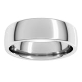 Sterling Silver 6 mm Comfort-Fit European-Style Band Size 10