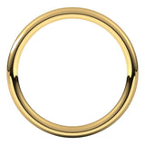 18K Yellow Gold 2 mm Comfort-Fit European-Style Band Size 4