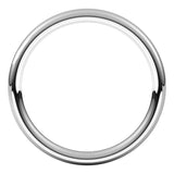 Platinum 2 mm Comfort-Fit European-Style Band Size 6