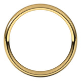 14K Yellow Gold 4.5 mm Comfort-Fit European-Style Band Size 12