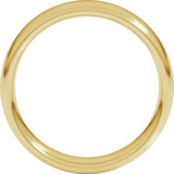14K Yellow Gold 5.5 mm Comfort-Fit European-Style Band Size 8.5