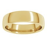 10K Yellow Gold 5.5 mm Comfort-Fit European-Style Band Size 9.5
