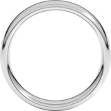 14K White Gold 5.5 mm Comfort-Fit European-Style Band Size 9.5