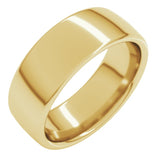 10K Yellow Gold 7 mm Comfort-Fit European-Style Band Size 9.5