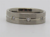 Diamond Wedding Bands  -  Men'
