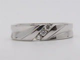 Diamond Wedding Bands  -  Men'