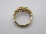 Gold Fashion Ring  -  Men'
