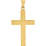 18K Yellow 39 x 25 mm Cross Pendant