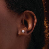14K White Gold 2 CTW Lab-Grown Diamond Earrings