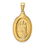 14k Saint Joseph Medal Pendant