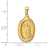 14k Saint Joseph Medal Pendant