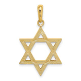 14K Star of David Pendant