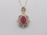 Colored Stone Pendant
