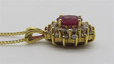 Colored Stone Pendant