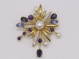 Colored Stone Pins & Brooche
