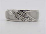 Diamond Wedding Bands  -  Men'