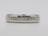 Diamond Wedding Bands  -  Men'