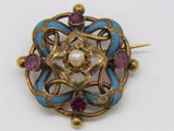 Colored Stone Pins & Brooche