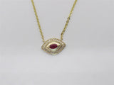 Colored Stone Pendant