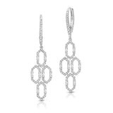 Uneek Dangling Diamond Earrings