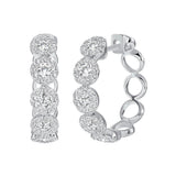 Uneek Chatterley Collection Halo Hoop Earrings