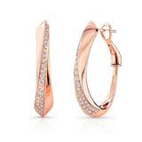 Uneek Chatterley Collection Double-Row Hoop Earrings